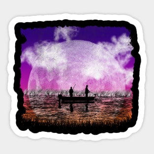 Night Fishing - Purple Haze Sticker